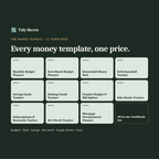 The Money Bundle preview: flicking through all 11 templates included