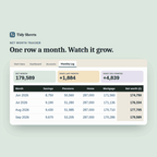 Net Worth Tracker preview: adding a month of balances and watching net worth update